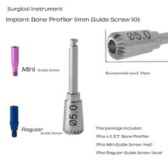 Hiossen Implant Bone Profiler4/4.5/5/5.5/6 Guide Screw Hex Torque Driver Osstem
