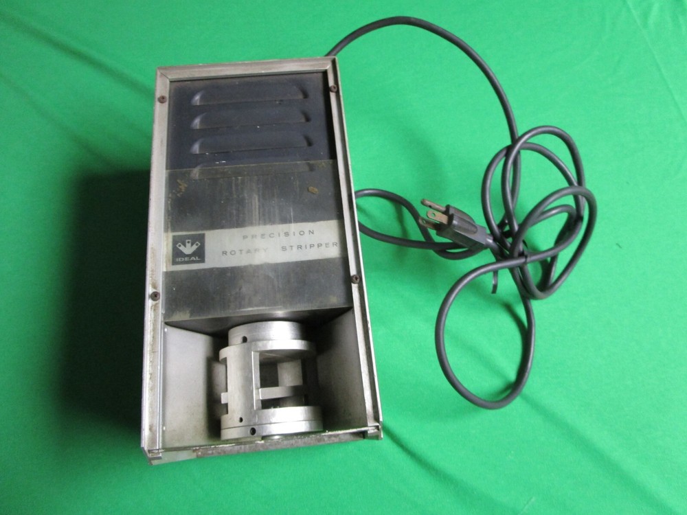 Vintage Ideal Cat# 45-150 Precision Rotary Wire Stripper 110v 120v MADE IN USA