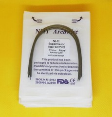 10Packs Dental Arch Wires Orthodontic Super Elastic NITI Rectangular Nature Form