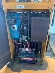 1,500 LB BIG JOE 1518-T-12 ELECTRIC LIFT. STOCK # 0873824