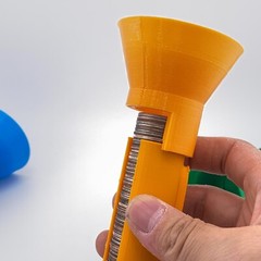 3D Printed Patented Design Coin Counter & FAST WRAP TUBES W/ Inspect&Reach Gap