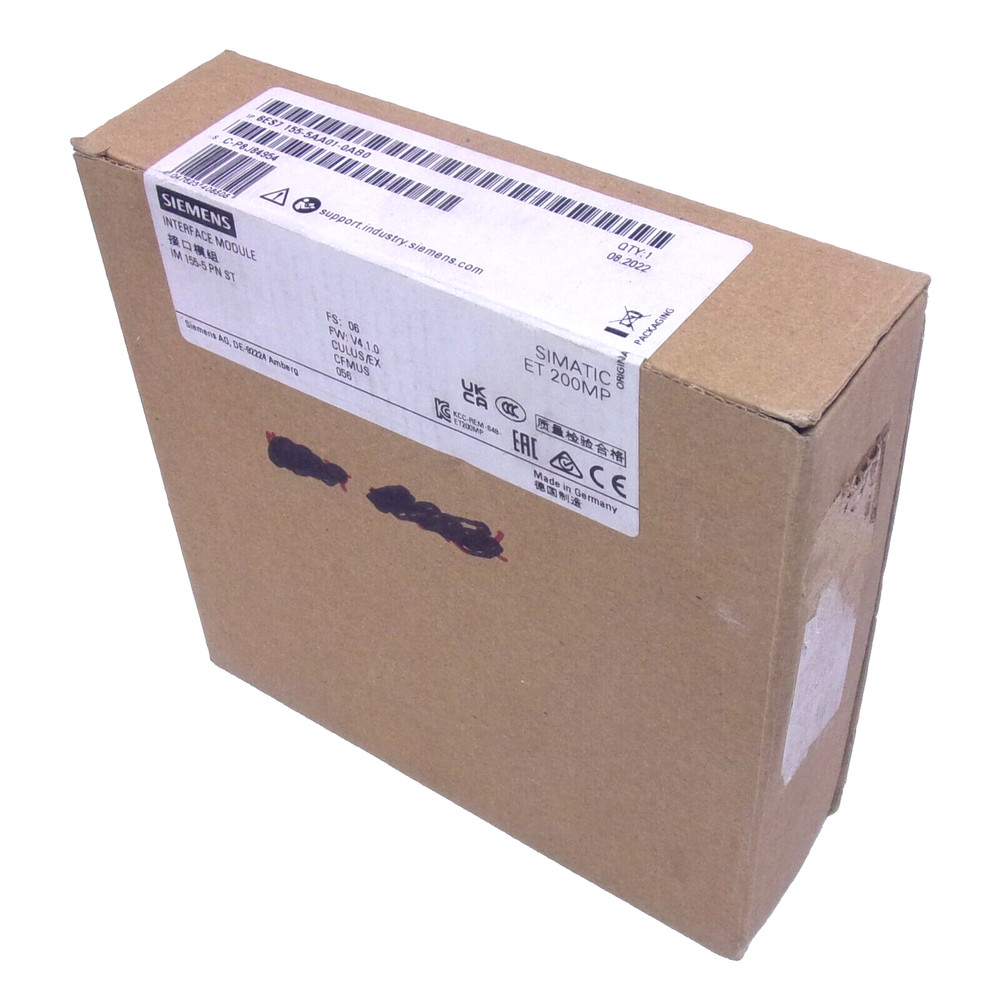 Siemens SIMATIC 24VDC ET 200MP IM155-5 PN ST Interface Module 6ES7155-5AA01-0AB0