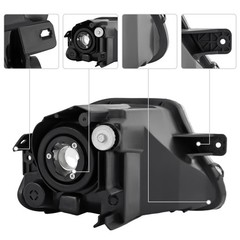 Halogen Fog Light Assembly Pair for 2007-2010 LS460 OE 8121150090 8122150090