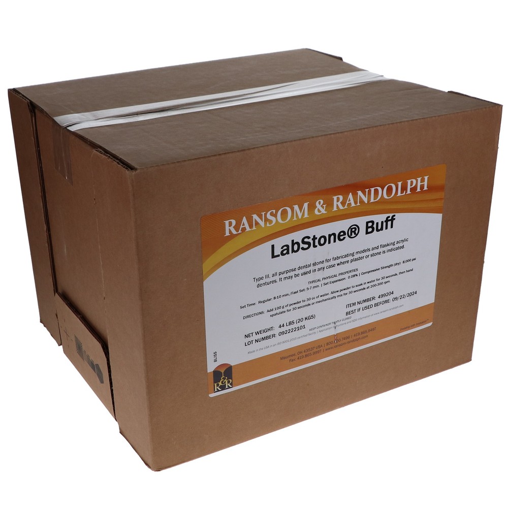 House Brand Dentistry 102117 Dental Labstone 44 Lb Yellow Buff