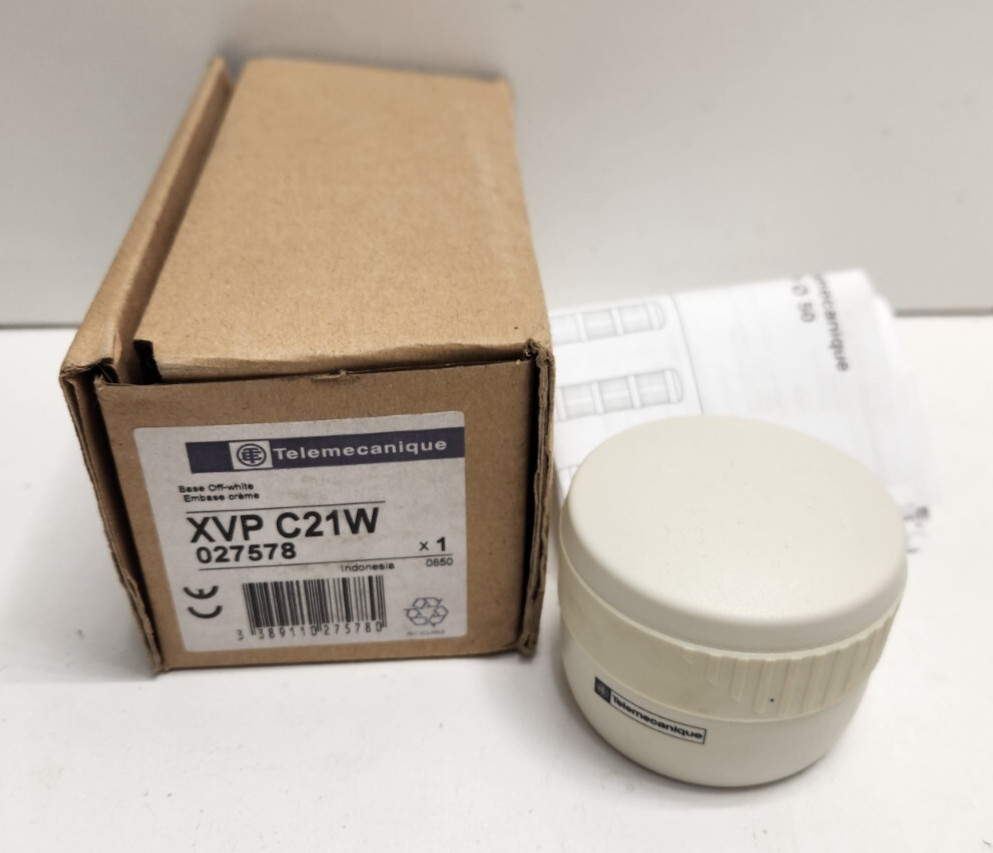 NEW IN BOX! TELEMECANIQUE OFF WHITE BASE UNIT XVP-C21W