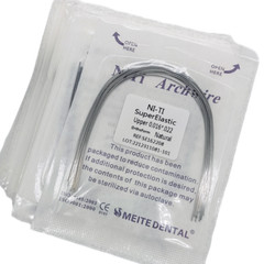 50X Dental Rectangular NITI Arch Wires Super Elastic Nature Form 10pc/pack