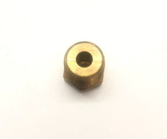 Brass Hex Reducer Bushing 1/2” MPT to 1/8” FPT (like 209P-8-2)