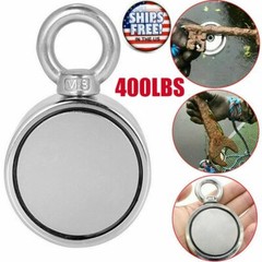 Pulling Force 400lbs Round Double Sided Super Strong Neodymium Fishing Magnet