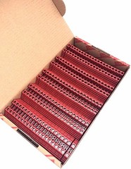 DIN Rail Terminal Blocks 10 Quantity DK4N-RD Red Dinkle 10 AWG Gauge 30A 600V