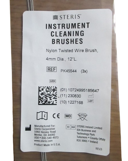 Steris Frazier Cleaning Nylon Twisted Wire Brushes 4mm Dia 12″ L Pk45544 3Ct