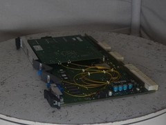 ALCATEL PLT2-F 7340 PON Line Termination Module 3FE50161ABAB SEE NOTES