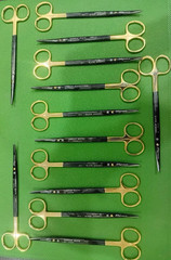 AESCULAP BC271B6 7″ Metzenbaum Noir Durotip Curved Scissors Set of 13 German