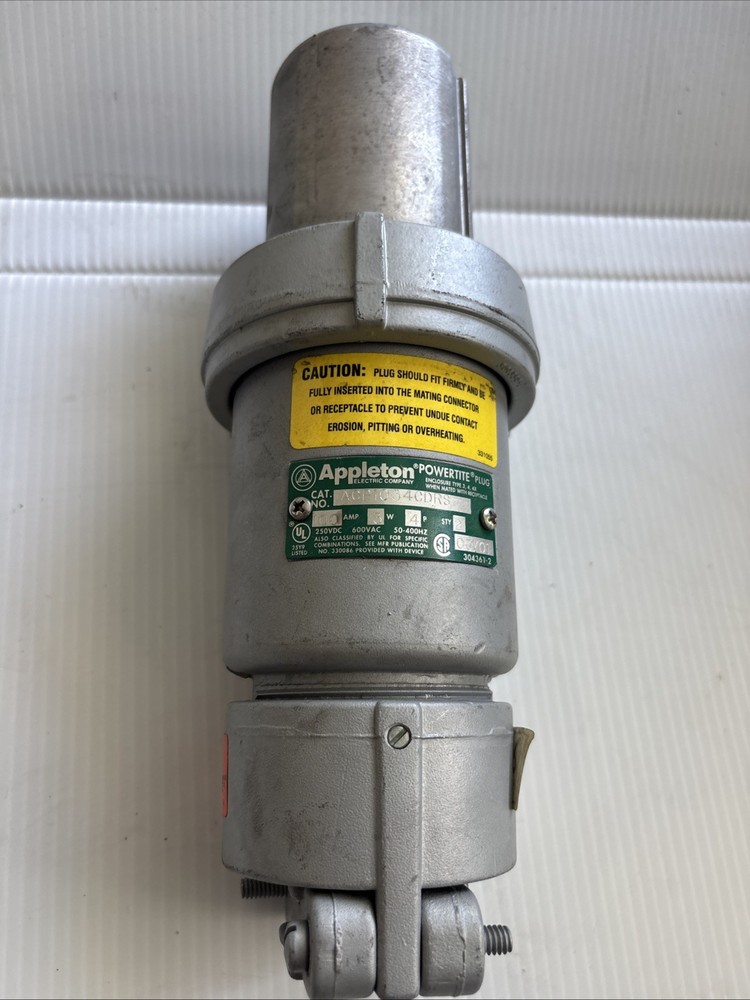 NIB – Appleton – ACP1034BC – 100 Amp Plug Assy