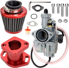 High-Performance Carburetor with Air Filter for Predator 212cc Go Karts – Red