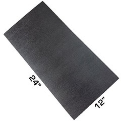 ABS Plastic Sheet 3-pack 12″ X 24″ X 0.0625″ (1/16″) 3 Pack, Black Haircell, …