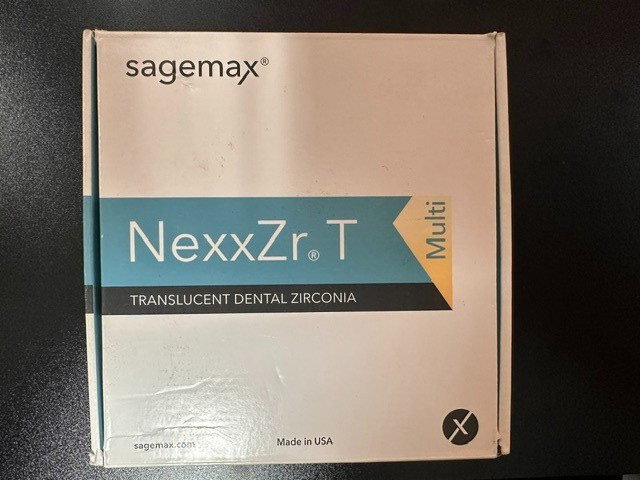 Sagemax NexxZr T Multi Zirconia Puck Translucent Shade A2 W98-16mm