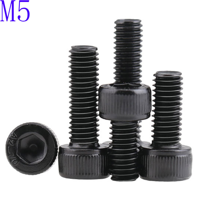 M5 – 0.8 Black 304 Stainless Steel Socket Head Caps Screws Metric DIN 912 A2