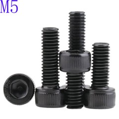 M5 – 0.8 Black 304 Stainless Steel Socket Head Caps Screws Metric DIN 912 A2