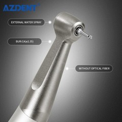 AZDENT Dental 1:1 Slow Low Speed Handpiece Push Button Contra Angle fit CA burs