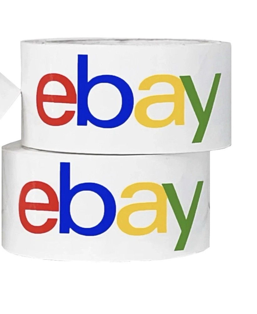 2 NEW roll EBAY Packaging Tape – Color Logo 2″ x 75 yards **Free Shipping**