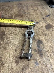 Vintage Old Original Wool Sheep Shears Farm Barn Hand Tool Leather Holster USA
