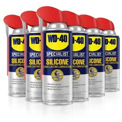 WD-40 Specialist Silicone Lubricant with SMART STRAW SPRAYS 2 6-pack, Regular