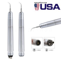 Dental NSK Style Ultrasonic Air Scaler Handpiece Super Sonic 2/4 Holes With Tips