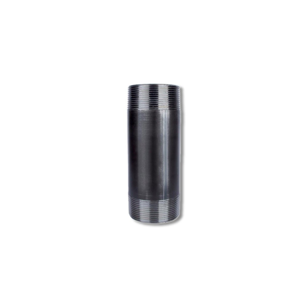 STZ Industries 2-1/2 in MIP each X 2-1/2 in D MIP Black 6 in L Nipple 350212X6
