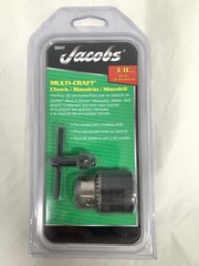 Jacobs 30247 Keyed Taper 3-Flat Shank Drill Chuck 3/8 in.