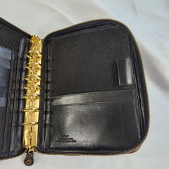 Full Grain Leather Classic Franklin Covey Planner Binder Organizer Croc Reptile