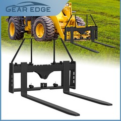 45″ Pallet Fork Frame W/ 42″ Fork Blades for Loaders Tractors Skid Steer 2500lbs