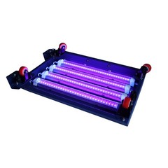 TECHTONGDA 110V 11.8×15.7in Movable LED Exposure Unit Timer Function 4 Tubes