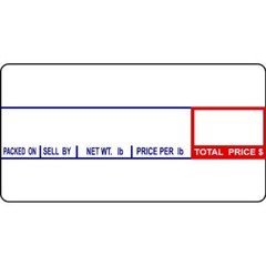 CAS LST-8000 Printing Scale Label, “24 Rolls” of 1000Labels