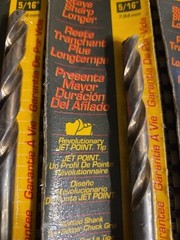 1/4″ Hex Shank HSS Drill Bit Set VA Vermont American Jet point USA Made