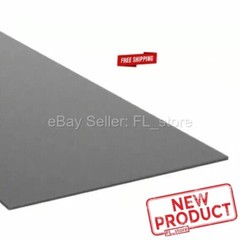 Black Plastic Sheet High Density Polyethylene 1/8″ Thick x 24″ L X 24″ W HDPE