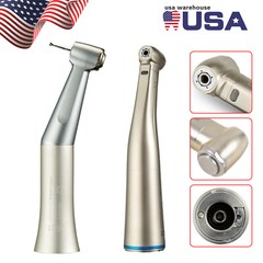 Dental (LED ) Slow low Speed Contra Angle Handpiece Push 1:1 Fit KaVo NSK Style