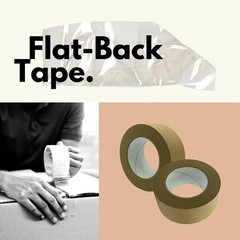 16 Rolls Flat Back Kraft Tan Carton Packing Sealing Tape 3″ x 60 Yards, 5.9 Mil