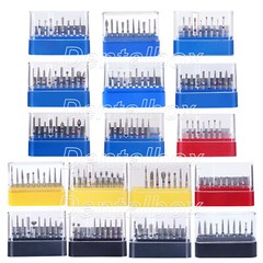 10pcs AZDENT Dental Diamond Bur FG Drills for High Speed Handpiece Polishing Bur