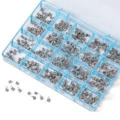 AZDENT Dental Orthodontic MIM Monoblock Brackets Brace MBT/Roth Hooks Mini 345