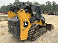 2020 John Deere 317G Skid Steer Track Loader Crawler A/C Cab Aux Hyd Q/C bidadoo