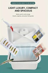ABS Marine Storage Box with Deck Cover Hatch Lid for Organized Fishing Storage