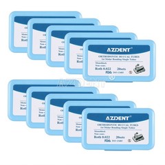 AZDENT 20Sets Dental Orthodontic Buccal Tube 1st 2nd Molar Tube Roth MBT 022