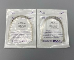 100Pcs Dental Orthodontic Super Elastic Niti Arch Wire Round Natural Form USA