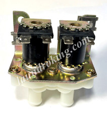 9379-183-012 WATER INLET VALVE 2 WAY 110V FOR DEXTER WASHERS WITH SPEED NUTS