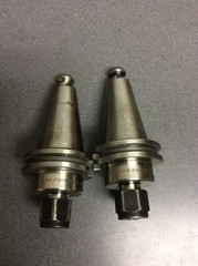 2 TechLeader Collet Chuck Tool Holders, Model 476-120-3814