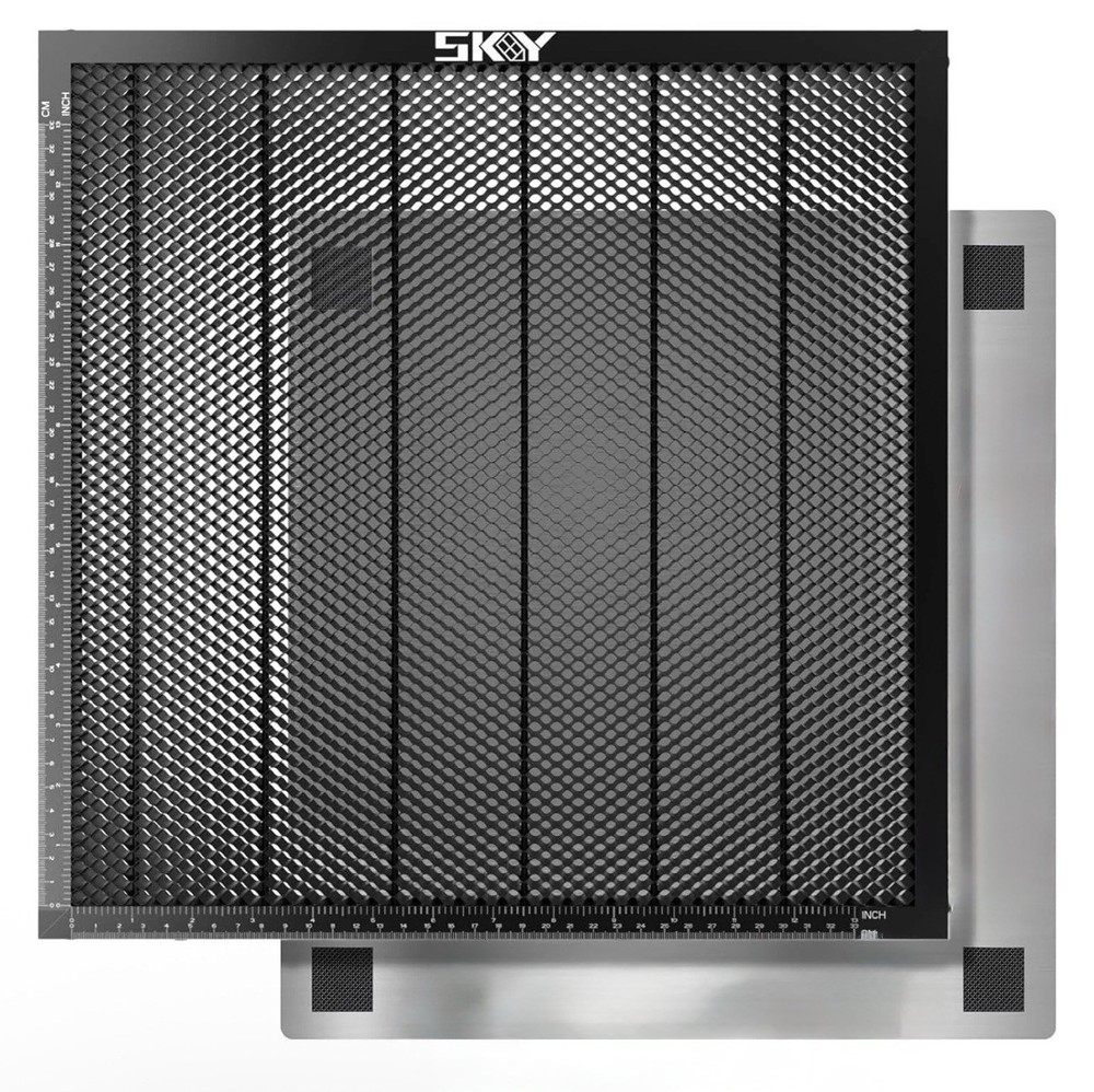 Update Heat-Resistant 400x400mm Honeycomb Laser Bed Table 15.7in Black Oxide