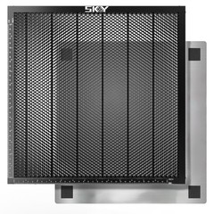 Update Heat-Resistant 400x400mm Honeycomb Laser Bed Table 15.7in Black Oxide
