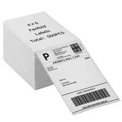 4″x6″ Direct Thermal Shipping Labels for Zebra&Rollo Printers Fanfold and Rolls~