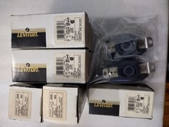 LEVITON 2-P, 3-W SINGLE LOCK RECEPTACLE 2330 20A-277V AC/VCA L7-20 (7 new + 2)