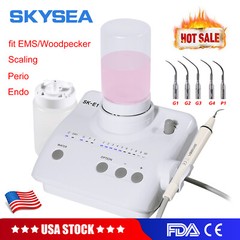 Portable Dental Ultrasonic Scaler W/ 2*Reservoir Handpiece For Cavitron EMS US
